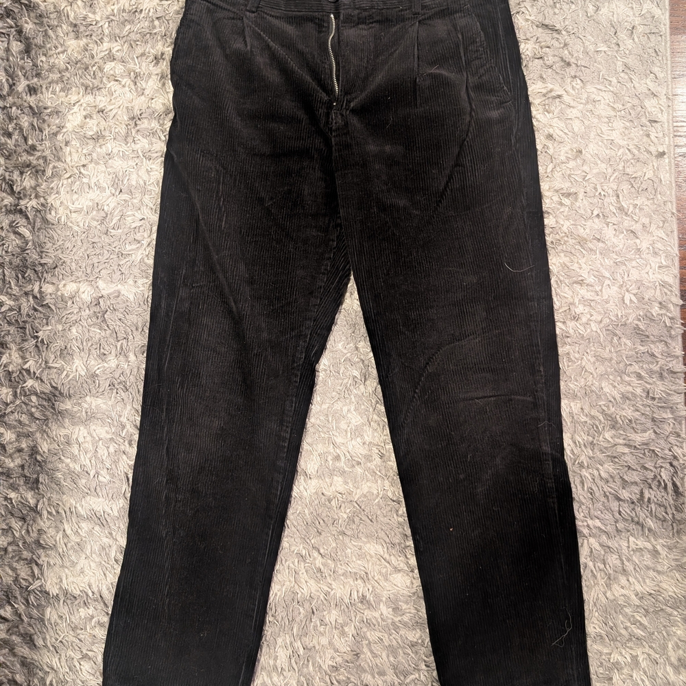 H&M Men's Dark Corduroy Trousers